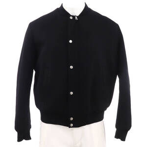 Balmain Men's Reversible Bomber Jacket Cotton Blend and Printed Polyester